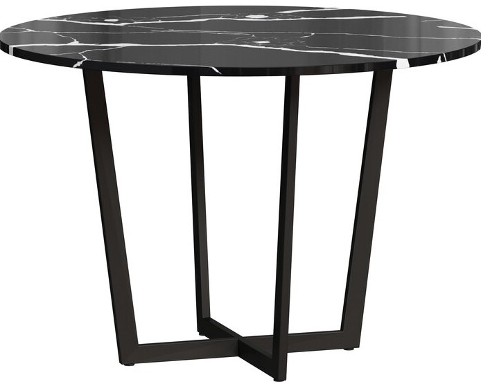 

Кухонный стол LoftyHome Годмар Раунд 1627047 (мрамор блэк)