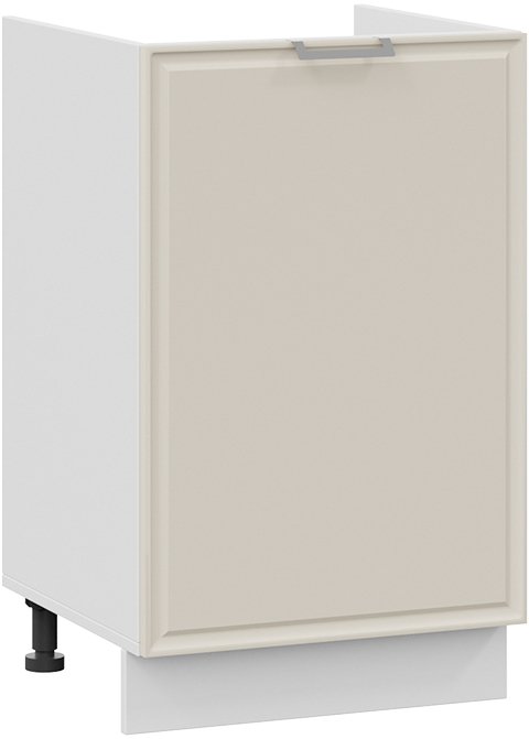 

Шкаф напольный Трия Белладжио 1Н5М (белый/софт панакота)