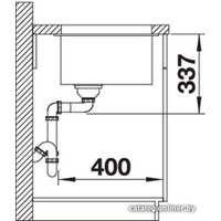 Кухонная мойка Blanco Subline 800-U (шампань) 523147