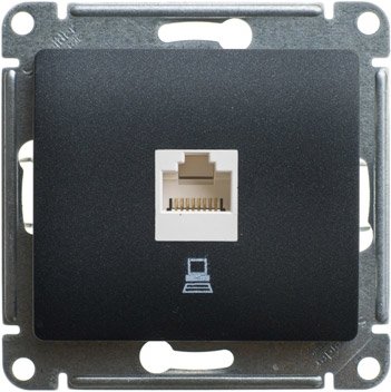 

Розетка компьютерная Schneider Electric Glossa GSL000781K (антрацит)