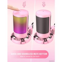 Проводной микрофон FIFINE A6V (розовый)