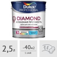 Краска Dulux Professional Diamond Matt 2.5 л (белый)