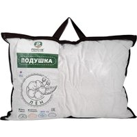 Спальная подушка Реноме 50x70 42/108 (лен, заменитель лебяжьего пуха)