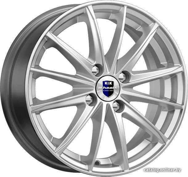 

Литые диски K&K Пойнт Бланк 15x6" 4x100мм DIA 60.1мм ET 50мм Сильвер