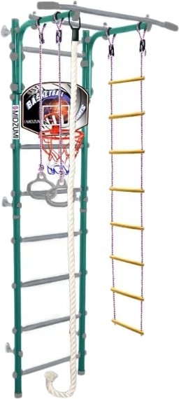 

Детский спортивный комплекс Midzumi Niji Kabe Basketball Shield (ментоловый сорбет)