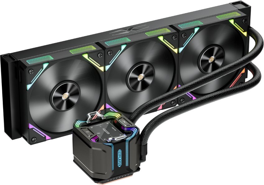 

Система жидкостного охлаждения для процессора 1stPlayer X-360 (черный)