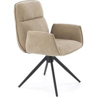 Стул с подлокотниками Halmar K574 (темно-бежевый)
