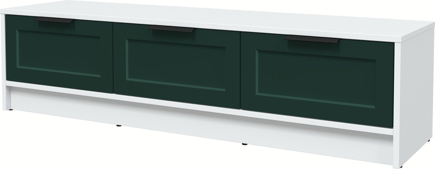 

Тумба Интерлиния ТВ Концепт Тренд КТ-ТВ3-35 (белый платинум/изумруд)