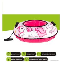 Тюбинг Snowstorm BZ-100 Unicorn W112884 (100см, розовый)