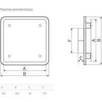 Вентиляционная решетка Soler&Palau BDOP-125 5209185500