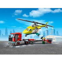 Конструктор LEGO City 60343 Грузовик для спасательного вертолета