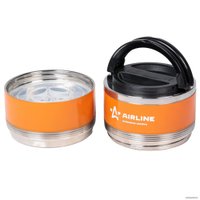 Термос для еды Airline IT-T-02 1.4л (оранжевый/черный)