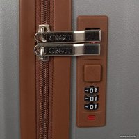 Чемодан-спиннер Grott 340-614/5-18 (светло-серый)