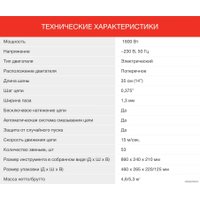 Электрическая пила StarWind SE-1814