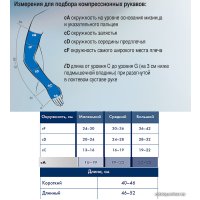 Рукав компрессионный Sigvaris Traditional с перчаткой 80974 (M Short) в Гродно