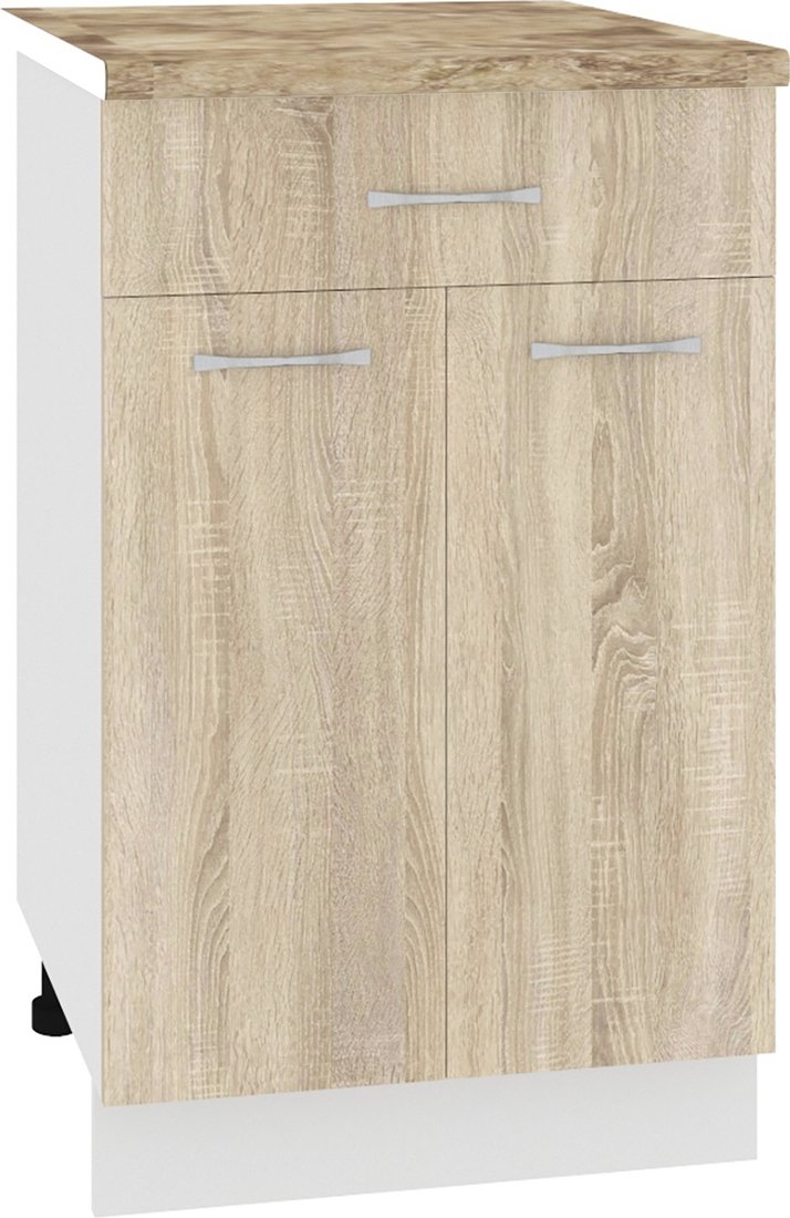 

Шкаф напольный Кортекс-мебель Корнелия Лира НШ50р1ш (дуб сонома/мадрид)