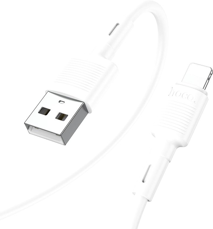 

Кабель Hoco X83 USB Type-A - Lightning (1 м, белый)