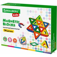 Магнитный конструктор BRAUBERG 663845 Kids Magnetic Big Blocks-34