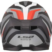 Мотошлем LS2 FF820 Rapid III Hyper (L, черный/красный)