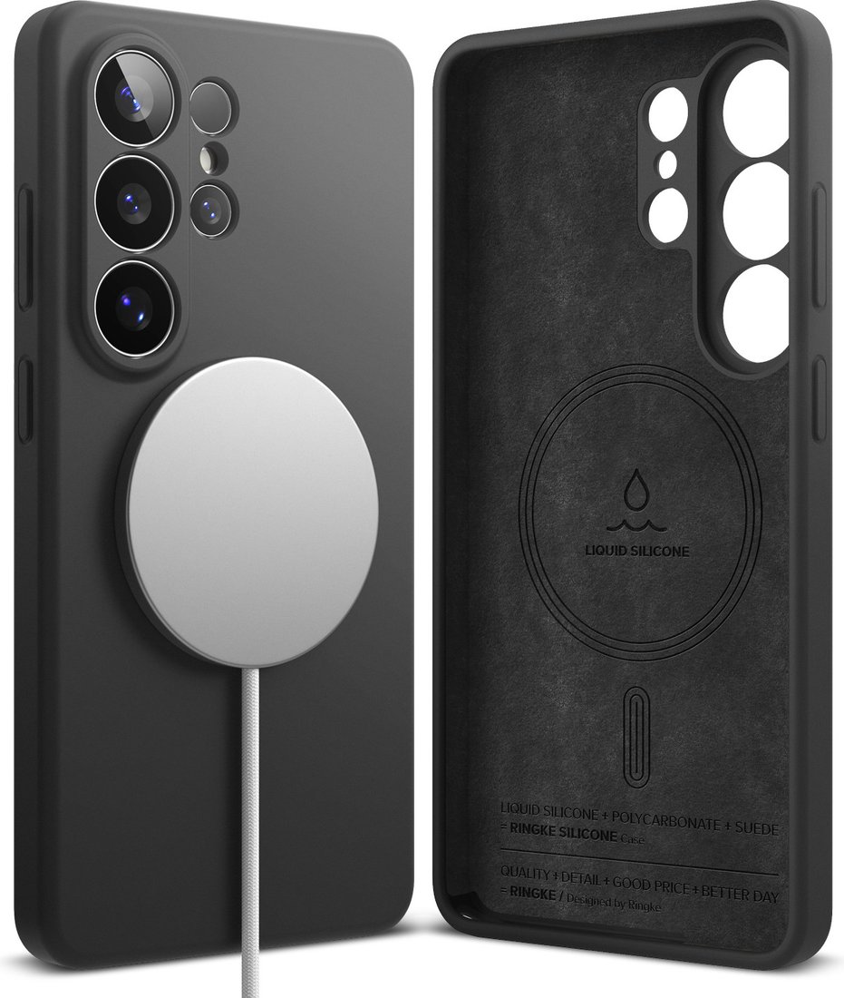 

Чехол для телефона Ringke Silicone Magnetic для Galaxy S26 Ultra (Black)