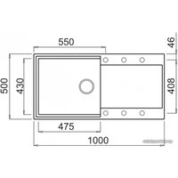 Кухонная мойка Elleci Easy 480 Bianco 68