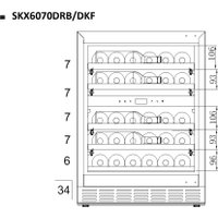 Винный шкаф Temptech SKX6070DRB