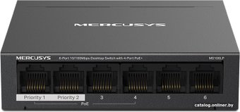 Неуправляемый коммутатор Mercusys MS106LP