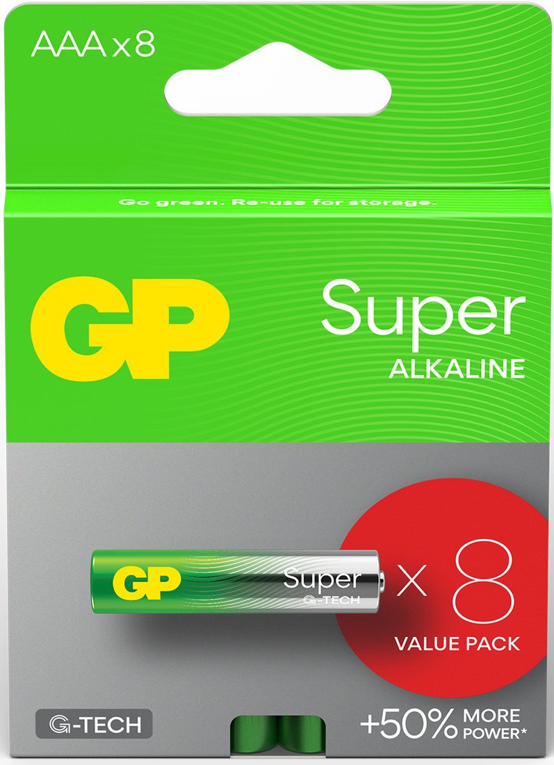 Батарейка GP Super G-Tech LR03/24AETA21-2GSBV8