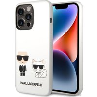 Чехол для телефона CG Mobile Lagerfeld для iPhone 14 Pro KLHCP14LSSKCW