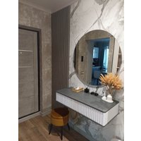 Туалетный столик без зеркала Shtabe Royal 5010 эко (металл бруклин)