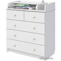 Детский комод Атон Мебель Сириус-2 805 (белый) в Солигорске