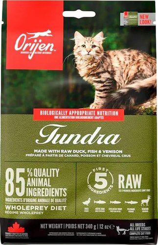 Сухой корм для кошек Orijen Tundra 340 г