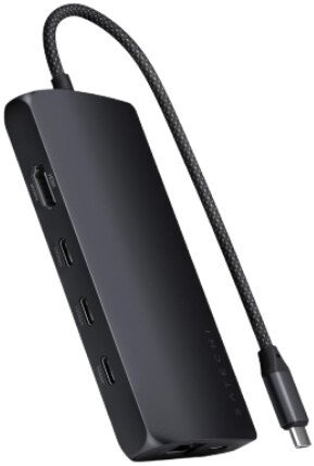 Satechi USB-C Multiport Adapter 8K With Ethernet V3 ST-P8KED (черный)