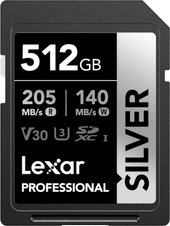 Professional SILVER SDXC LSDSILV512G-BNNNG 512GB