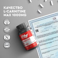 L-карнитин ProteinRex MAX 1000 MG (90 капсул)