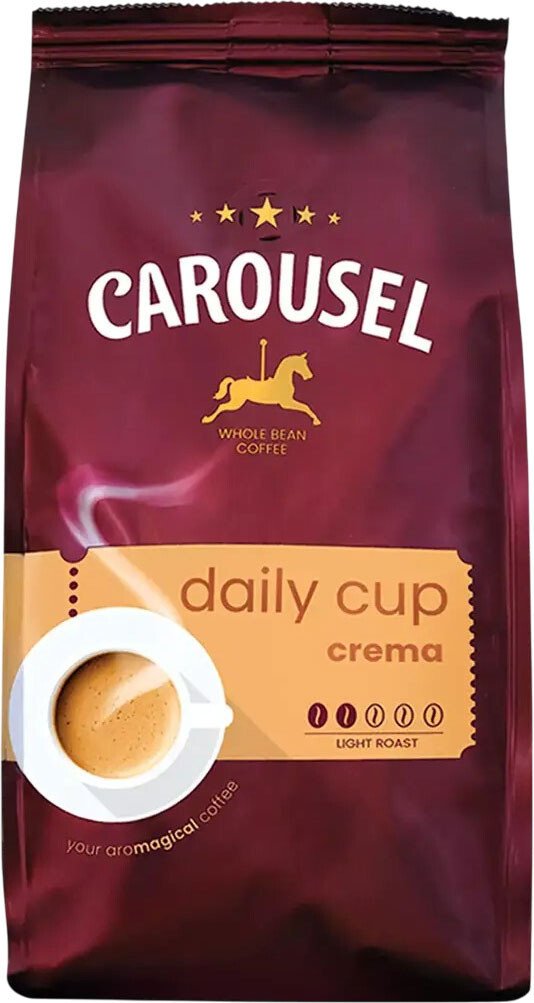 Кофе Carousel Daily Cup Crema зерновой 1кг