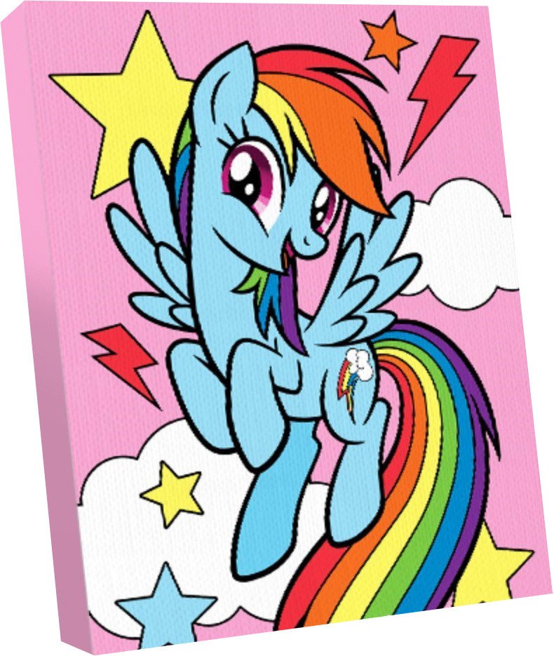 

Картина по номерам Hasbro My Little Pony. Радуга Дэш 5199070