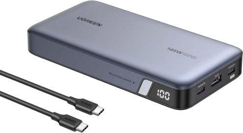 

Внешний аккумулятор Ugreen PB205 25000mAh (серый)