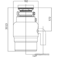 Измельчитель пищевых отходов TEKA TR 34.1 V Type [40197111]