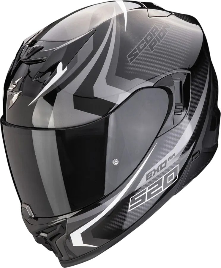 

Мотошлем Scorpion Exo Exo-520 Evo Air Terra (р. XL, черный/серебристый/белый)