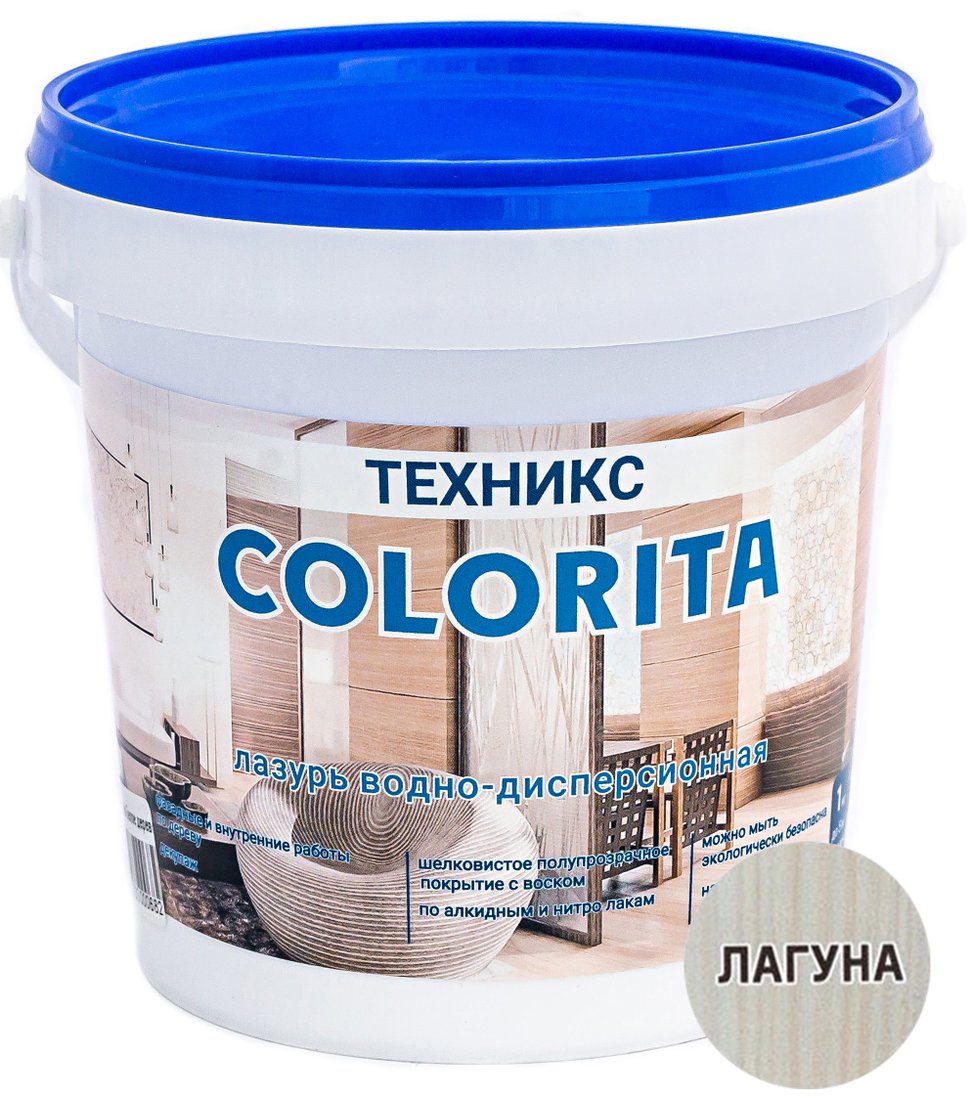 

Лазурь Техникс Colorita ВД-АК-1 1 кг (лагуна)