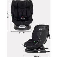 Детское автокресло MOWbaby Motion isofix UB616 (черный)