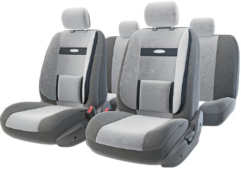 

Комплект чехлов для сидений Autoprofi Comfort COM-1105 (темно-серый/светло-серый)