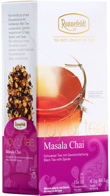 

Черный чай Ronnefeldt Joy Of Tea Masala Chai 15 шт