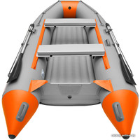 Моторно-гребная лодка Roger Boat Trofey 3500 (без киля, серый/оранжевый)