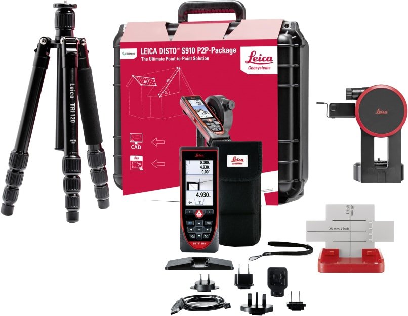 

Лазерный дальномер Leica Disto S910 Pro Pack
