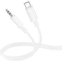 Кабель Borofone BL21 USB Type-C - 3.5 jack (1 м, белый)