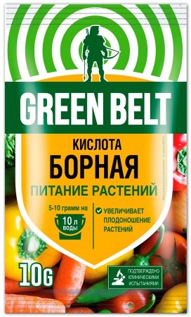 

Удобрение Green Belt Борная кислота (пакет, 10 г)