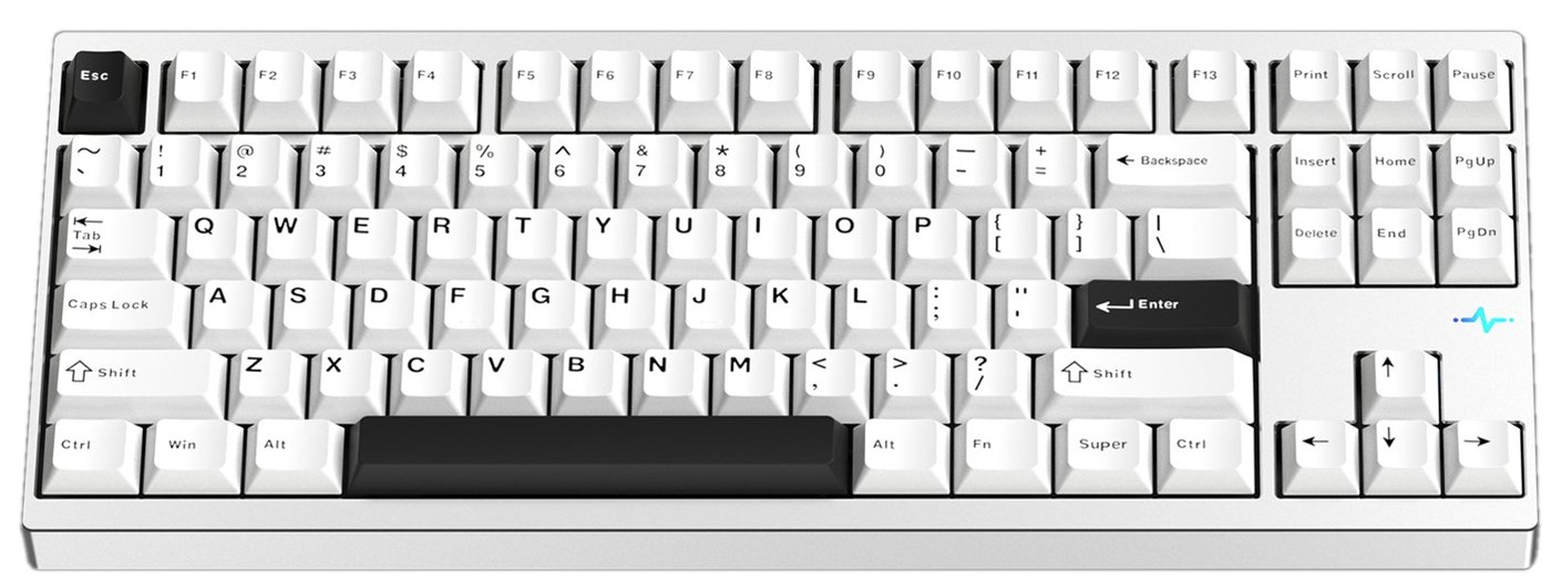 Клавиатура Wobkeys Crush 80 Reboot Pro Silver (Kailh Cocoa Linear, нет кириллицы)
