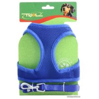 Шлея Triol нейлоновая HL02 11361007 (S, синий)